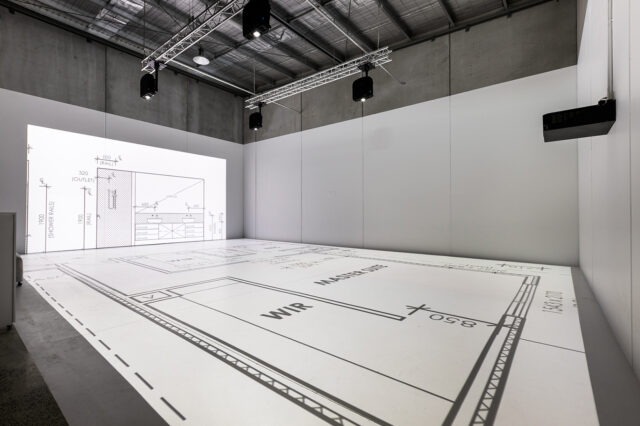 Life Size Floor Plan Projection